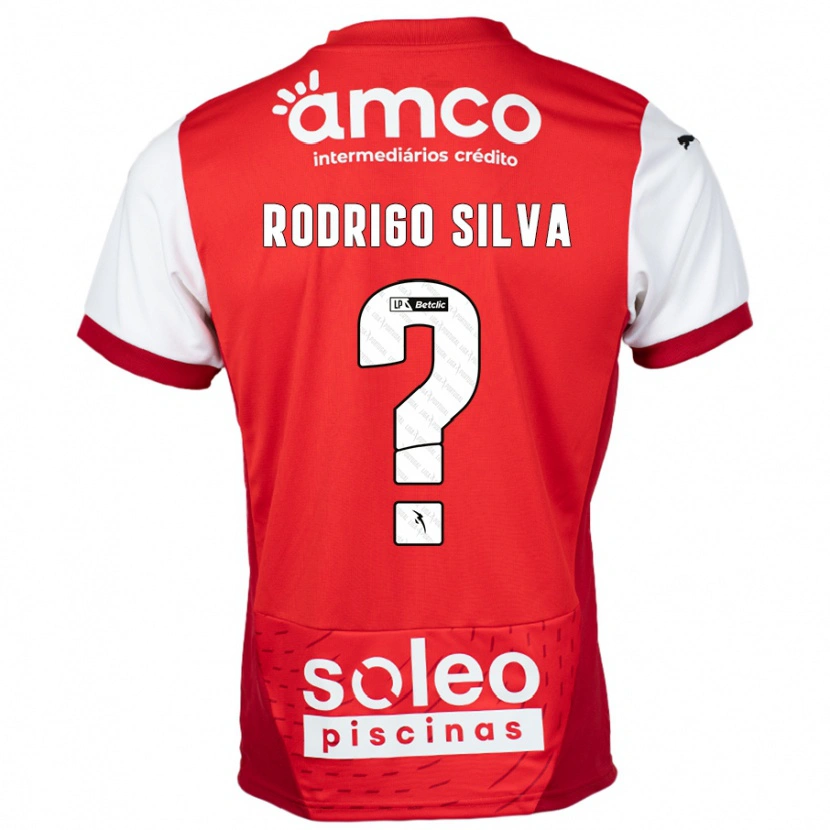 Danxen Kinder Rodrigo Silva #0 Rot Weiß Heimtrikot Trikot 2024/25 T-Shirt Schweiz