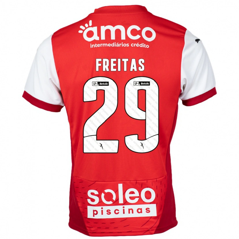 Danxen Kinder Mylena Freitas #29 Rot Weiß Heimtrikot Trikot 2024/25 T-Shirt Schweiz