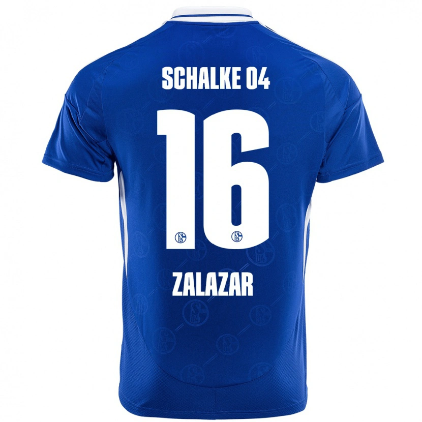 Danxen Kinder Mauro Zalazar #16 Königsblau Heimtrikot Trikot 2024/25 T-Shirt Schweiz