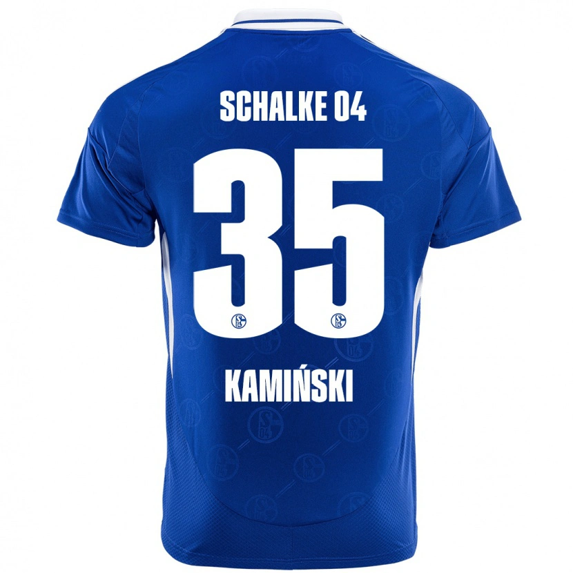 Danxen Kinder Marcin Kaminski #35 Königsblau Heimtrikot Trikot 2024/25 T-Shirt Schweiz