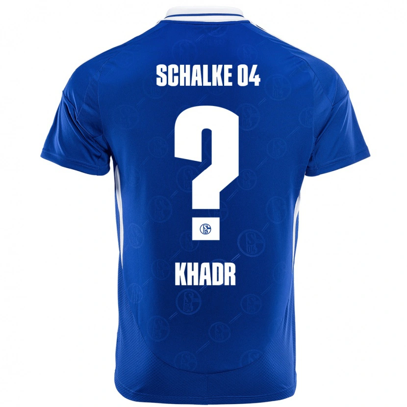 Danxen Kinder Mika Khadr #0 Königsblau Heimtrikot Trikot 2024/25 T-Shirt Schweiz