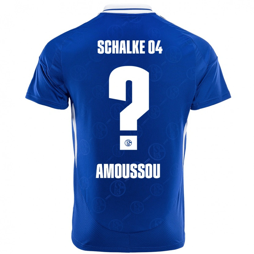 Danxen Kinder Zaid Amoussou #0 Königsblau Heimtrikot Trikot 2024/25 T-Shirt Schweiz