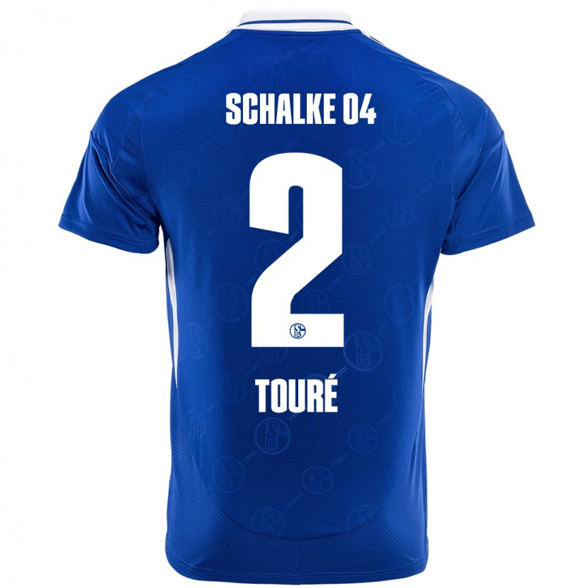 Danxen Kinder Tidiane Touré #2 Königsblau Heimtrikot Trikot 2024/25 T-Shirt Schweiz