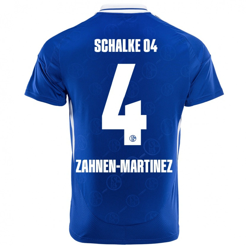 Danxen Kinder Pablo Zahnen-Martinez #4 Königsblau Heimtrikot Trikot 2024/25 T-Shirt Schweiz