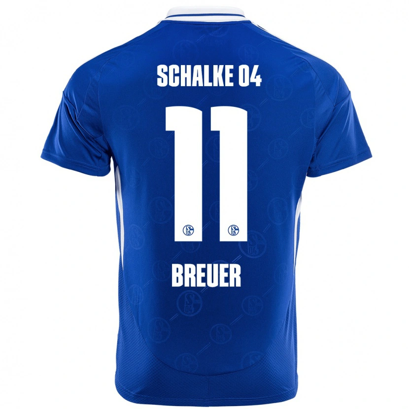 Danxen Kinder Simon Breuer #11 Königsblau Heimtrikot Trikot 2024/25 T-Shirt Schweiz