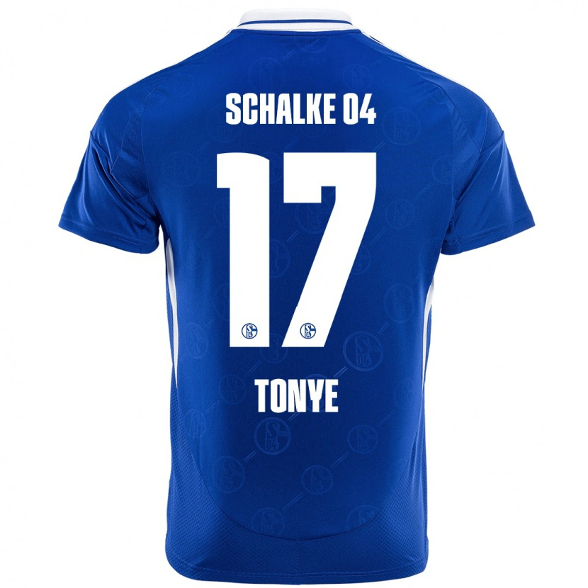 Danxen Kinder Yannick Tonye #17 Königsblau Heimtrikot Trikot 2024/25 T-Shirt Schweiz