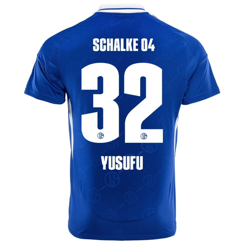 Danxen Kinder Faaris Yusufu #32 Königsblau Heimtrikot Trikot 2024/25 T-Shirt Schweiz