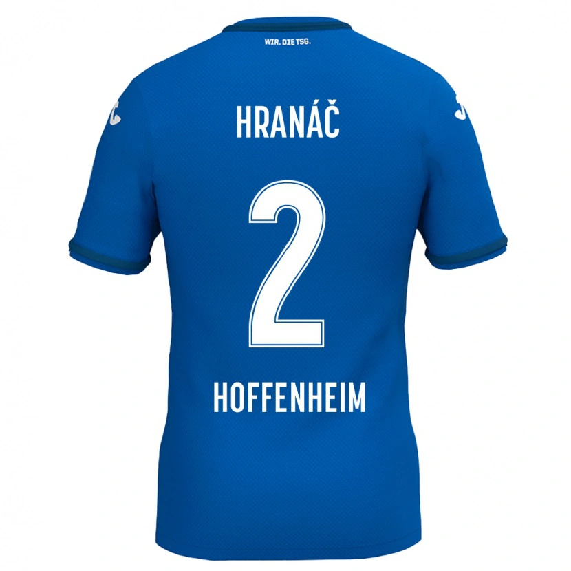 Danxen Kinder Robin Hranac #2 Königsblau Heimtrikot Trikot 2024/25 T-Shirt Schweiz