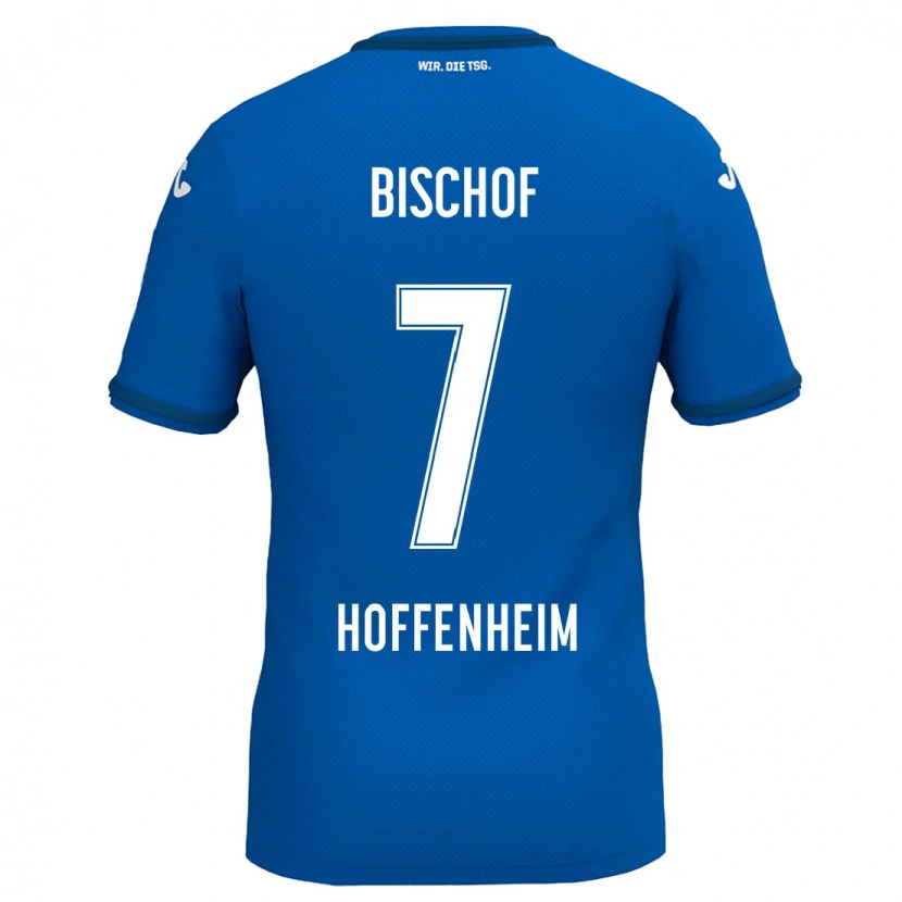 Danxen Kinder Tom Bischof #7 Königsblau Heimtrikot Trikot 2024/25 T-Shirt Schweiz