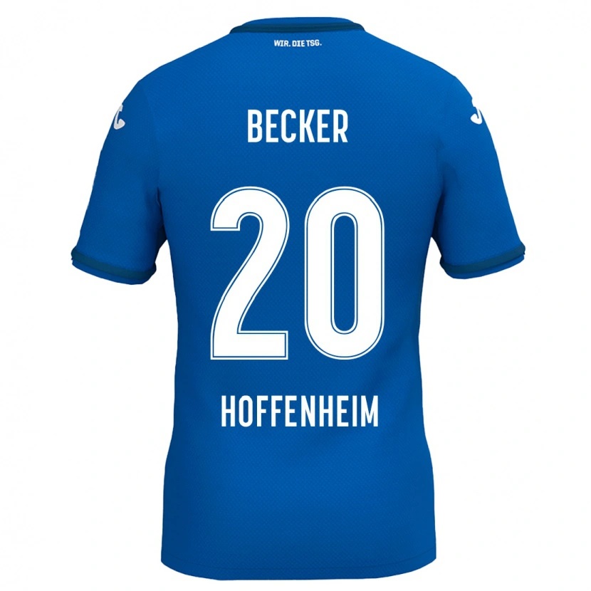 Danxen Kinder Finn Ole Becker #20 Königsblau Heimtrikot Trikot 2024/25 T-Shirt Schweiz