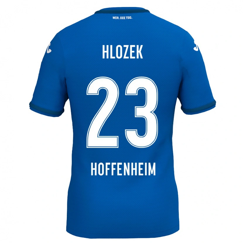 Danxen Kinder Adam Hlozek #23 Königsblau Heimtrikot Trikot 2024/25 T-Shirt Schweiz