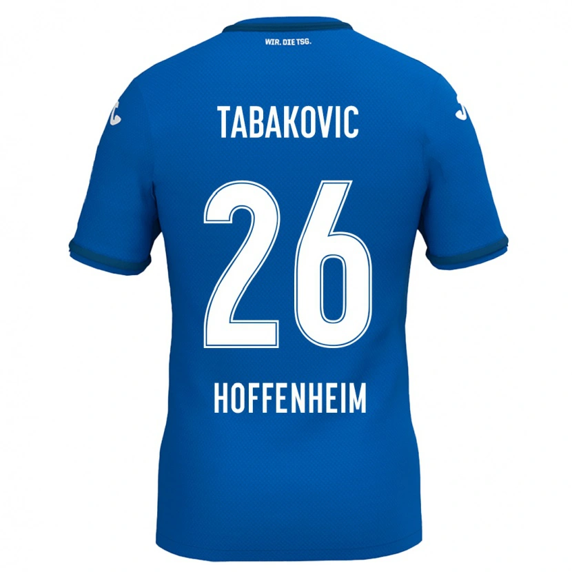 Danxen Kinder Haris Tabakovic #26 Königsblau Heimtrikot Trikot 2024/25 T-Shirt Schweiz