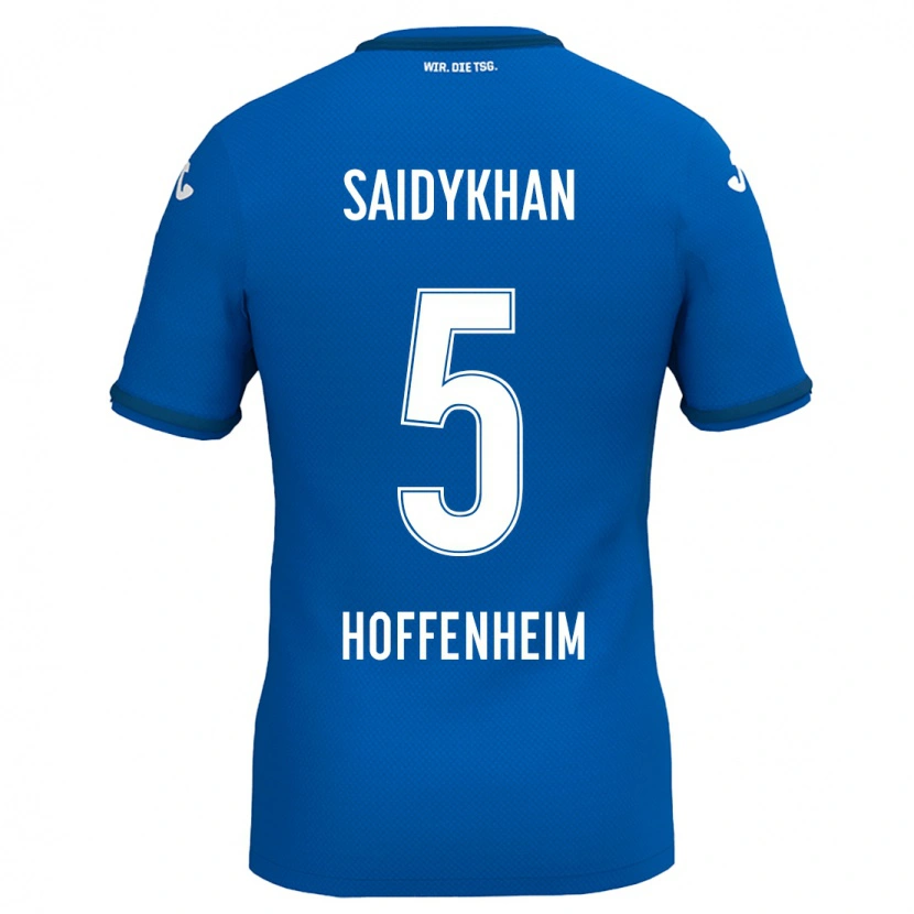 Danxen Kinder Ibrahim Saidykhan #5 Königsblau Heimtrikot Trikot 2024/25 T-Shirt Schweiz