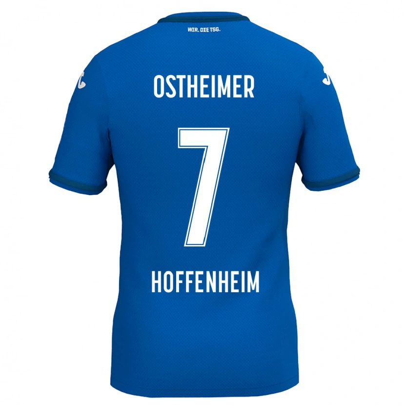 Danxen Kinder Nevio Ostheimer #7 Königsblau Heimtrikot Trikot 2024/25 T-Shirt Schweiz