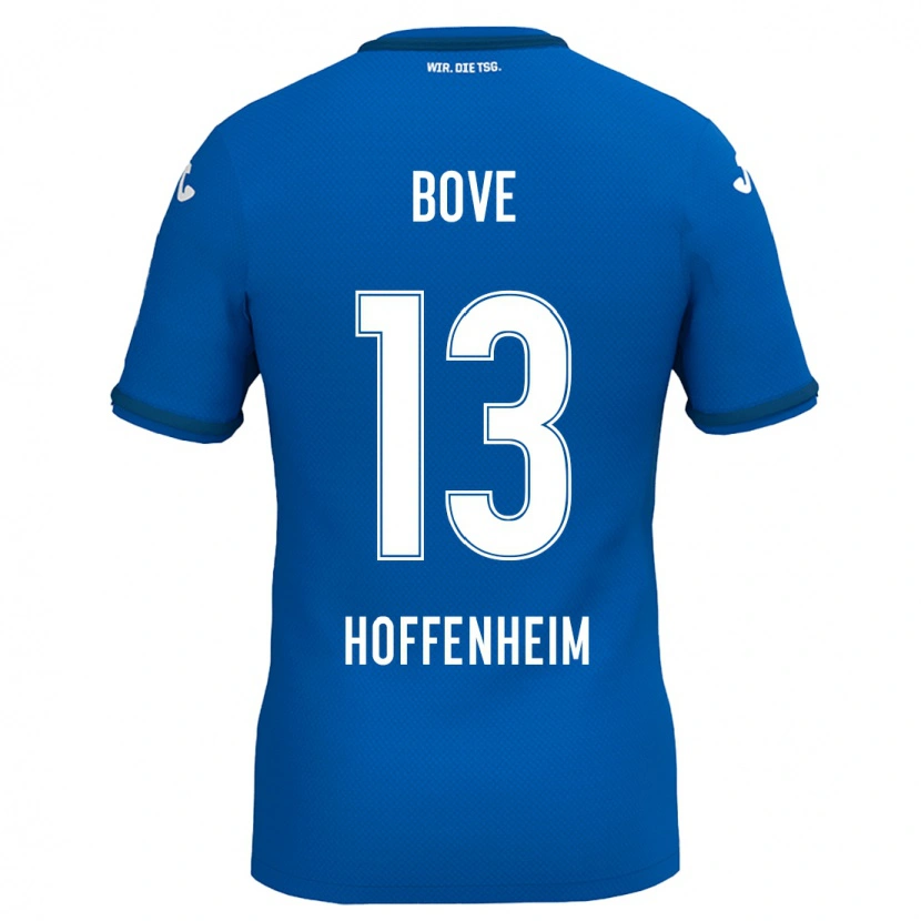 Danxen Kinder Nevio Bove #13 Königsblau Heimtrikot Trikot 2024/25 T-Shirt Schweiz