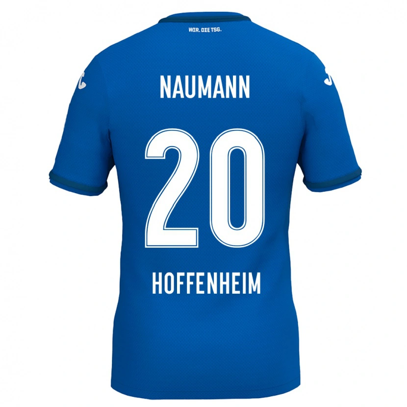 Danxen Kinder Maxim Naumann #20 Königsblau Heimtrikot Trikot 2024/25 T-Shirt Schweiz