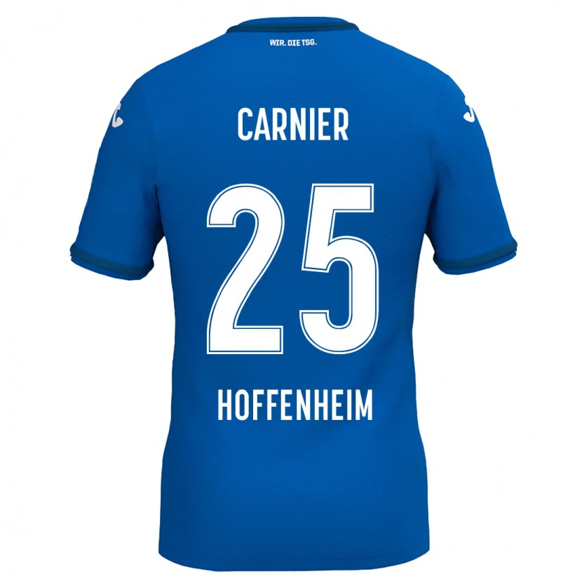 Danxen Kinder Alekseï Carnier #25 Königsblau Heimtrikot Trikot 2024/25 T-Shirt Schweiz