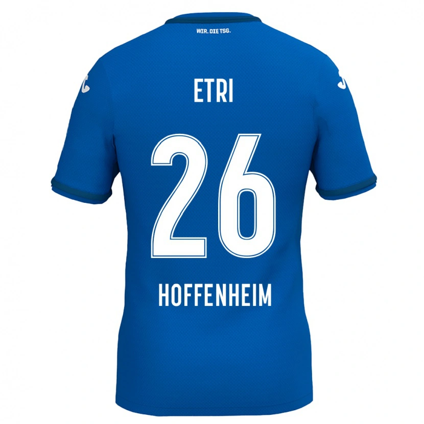 Danxen Kinder Ahmed Etri #26 Königsblau Heimtrikot Trikot 2024/25 T-Shirt Schweiz