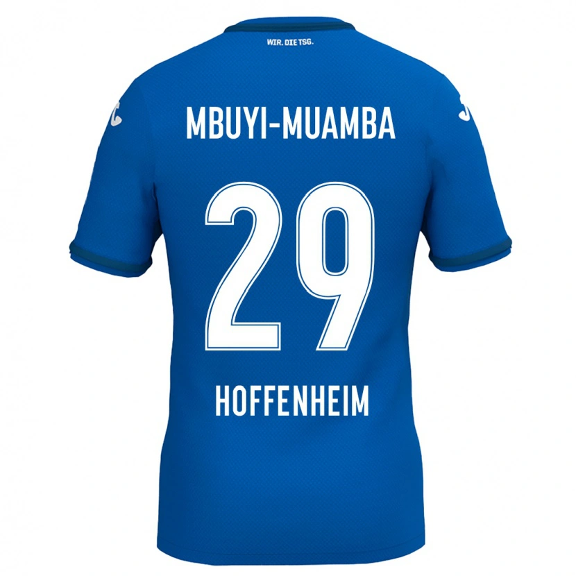 Danxen Kinder Hubert Mbuyi-Muamba #29 Königsblau Heimtrikot Trikot 2024/25 T-Shirt Schweiz