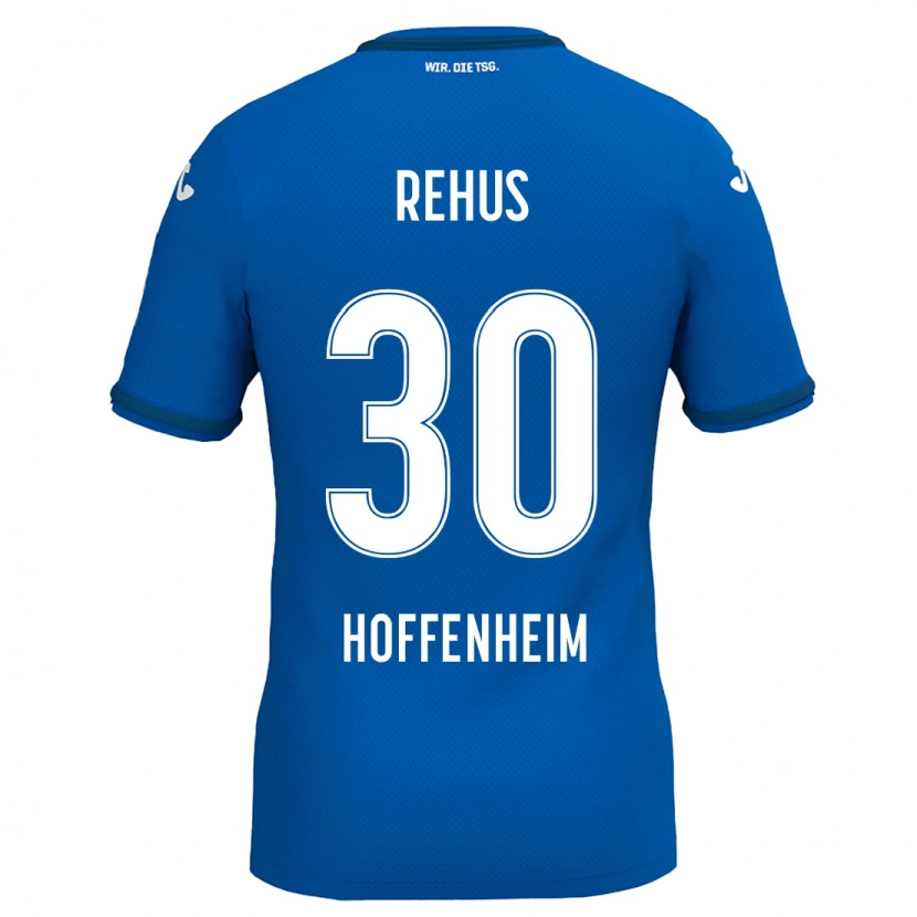 Danxen Kinder Milan Rehus #30 Königsblau Heimtrikot Trikot 2024/25 T-Shirt Schweiz