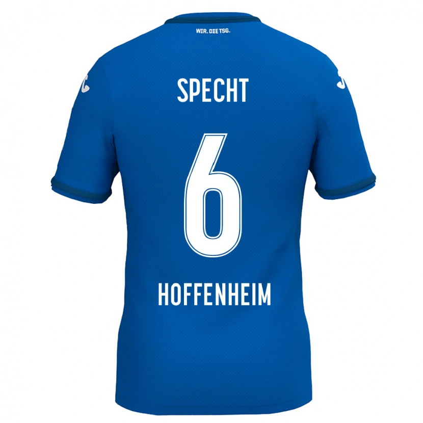 Danxen Kinder Michaela Specht #6 Königsblau Heimtrikot Trikot 2024/25 T-Shirt Schweiz