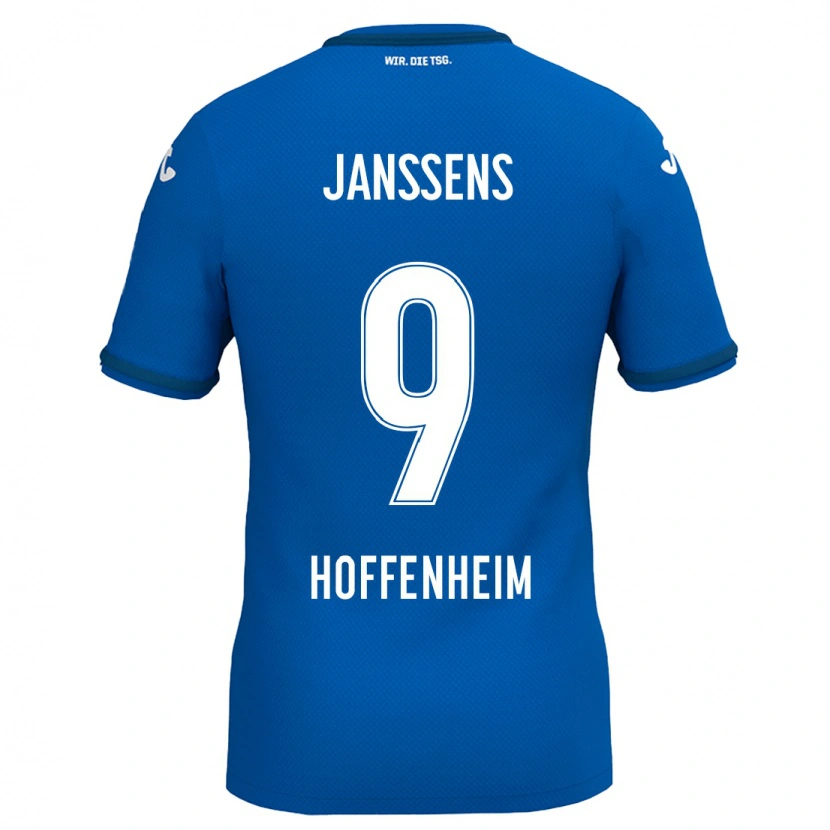 Danxen Kinder Jill Janssens #9 Königsblau Heimtrikot Trikot 2024/25 T-Shirt Schweiz