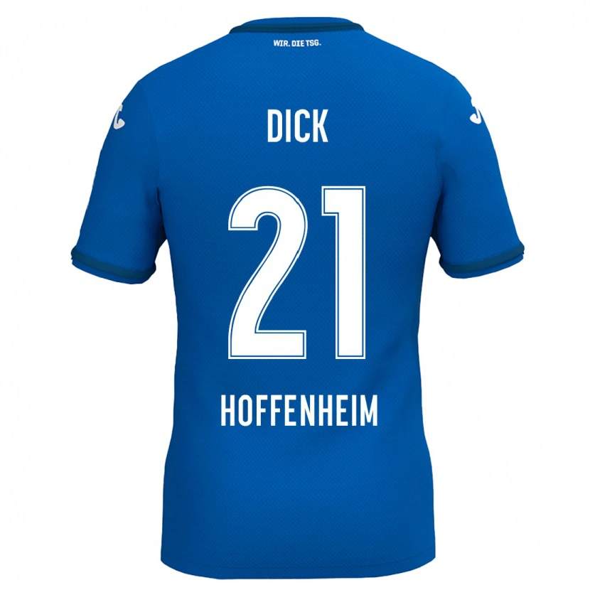 Danxen Kinder Laura Dick #21 Königsblau Heimtrikot Trikot 2024/25 T-Shirt Schweiz