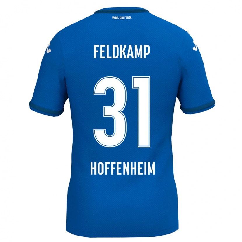 Danxen Kinder Jana Feldkamp #31 Königsblau Heimtrikot Trikot 2024/25 T-Shirt Schweiz