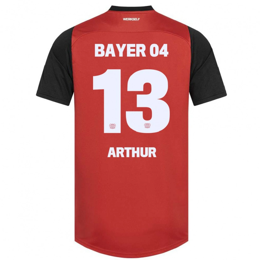 Danxen Kinder Arthur #13 Rot Schwarz Heimtrikot Trikot 2024/25 T-Shirt Schweiz