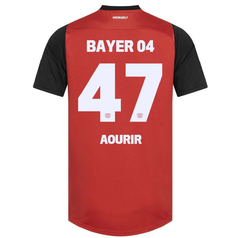 Danxen Kinder Ayman Aourir #47 Rot Schwarz Heimtrikot Trikot 2024/25 T-Shirt Schweiz