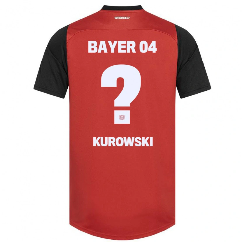 Danxen Kinder Julien Kurowski #0 Rot Schwarz Heimtrikot Trikot 2024/25 T-Shirt Schweiz