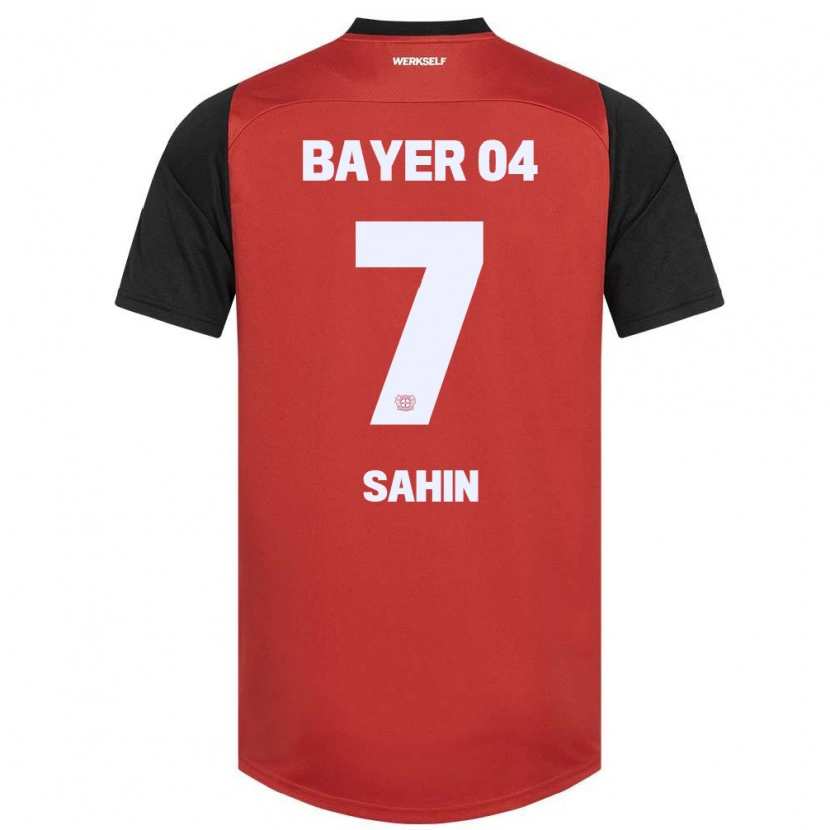 Danxen Kinder Batuhan Sahin #7 Rot Schwarz Heimtrikot Trikot 2024/25 T-Shirt Schweiz