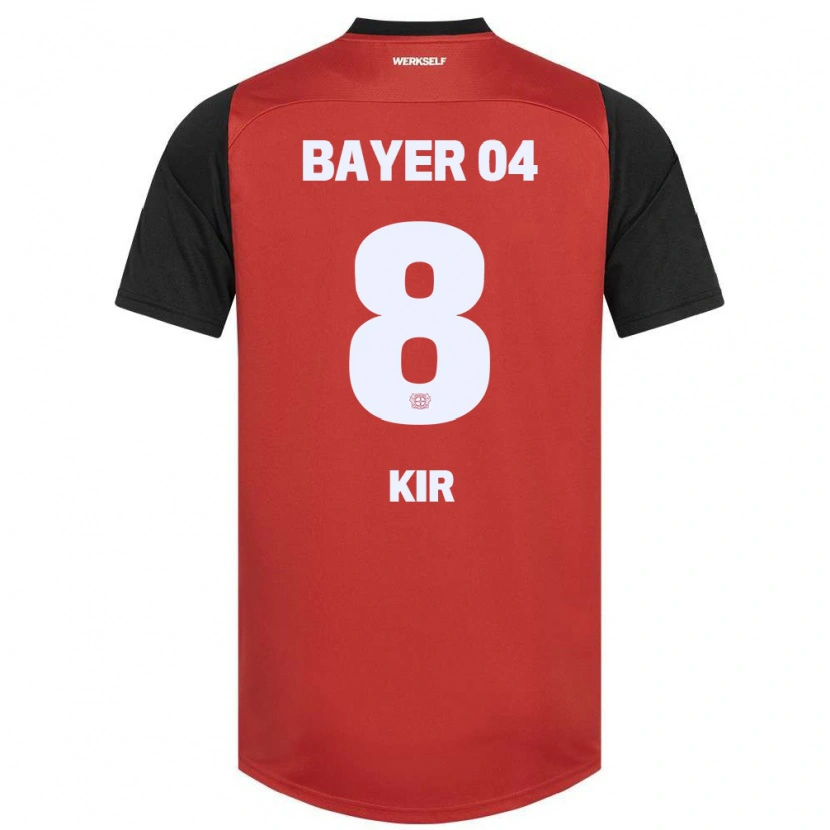 Danxen Kinder Burak Kir #8 Rot Schwarz Heimtrikot Trikot 2024/25 T-Shirt Schweiz