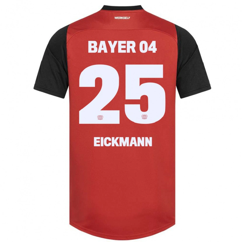 Danxen Kinder Mia Eickmann #25 Rot Schwarz Heimtrikot Trikot 2024/25 T-Shirt Schweiz