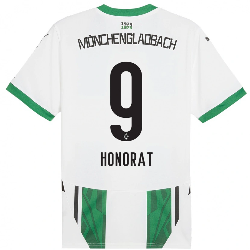 Danxen Kinder Franck Honorat #9 Weiß Grün Heimtrikot Trikot 2024/25 T-Shirt Schweiz