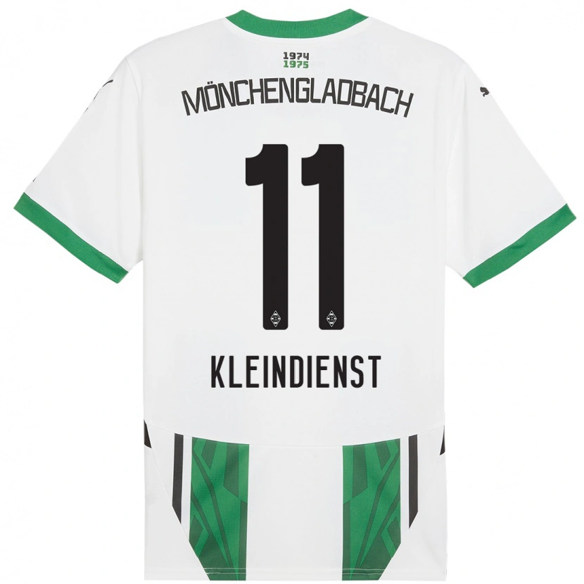 Danxen Kinder Tim Kleindienst #11 Weiß Grün Heimtrikot Trikot 2024/25 T-Shirt Schweiz