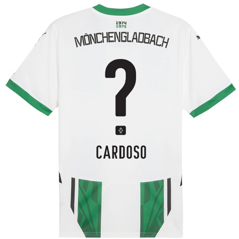 Danxen Kinder Tiago Pereira Cardoso #0 Weiß Grün Heimtrikot Trikot 2024/25 T-Shirt Schweiz