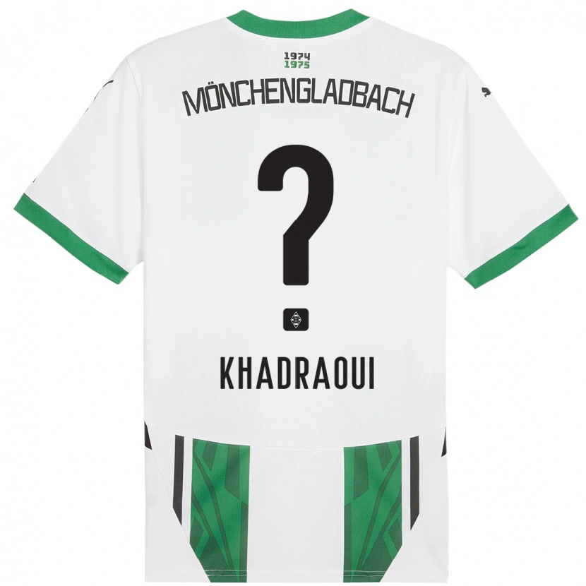 Danxen Kinder Elias Khadraoui #0 Weiß Grün Heimtrikot Trikot 2024/25 T-Shirt Schweiz