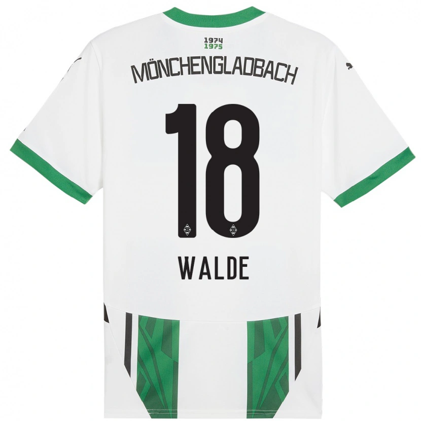 Danxen Kinder Simon Walde #18 Weiß Grün Heimtrikot Trikot 2024/25 T-Shirt Schweiz