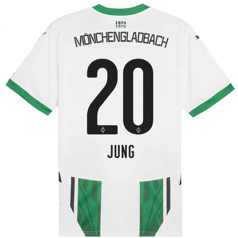 Danxen Kinder In-Gyom Jung #20 Weiß Grün Heimtrikot Trikot 2024/25 T-Shirt Schweiz