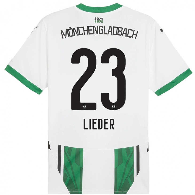 Danxen Kinder Michel Lieder #23 Weiß Grün Heimtrikot Trikot 2024/25 T-Shirt Schweiz