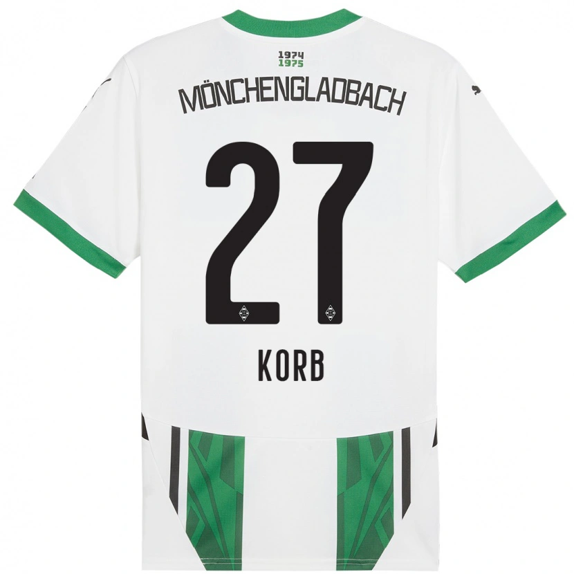 Danxen Kinder Julian Korb #27 Weiß Grün Heimtrikot Trikot 2024/25 T-Shirt Schweiz