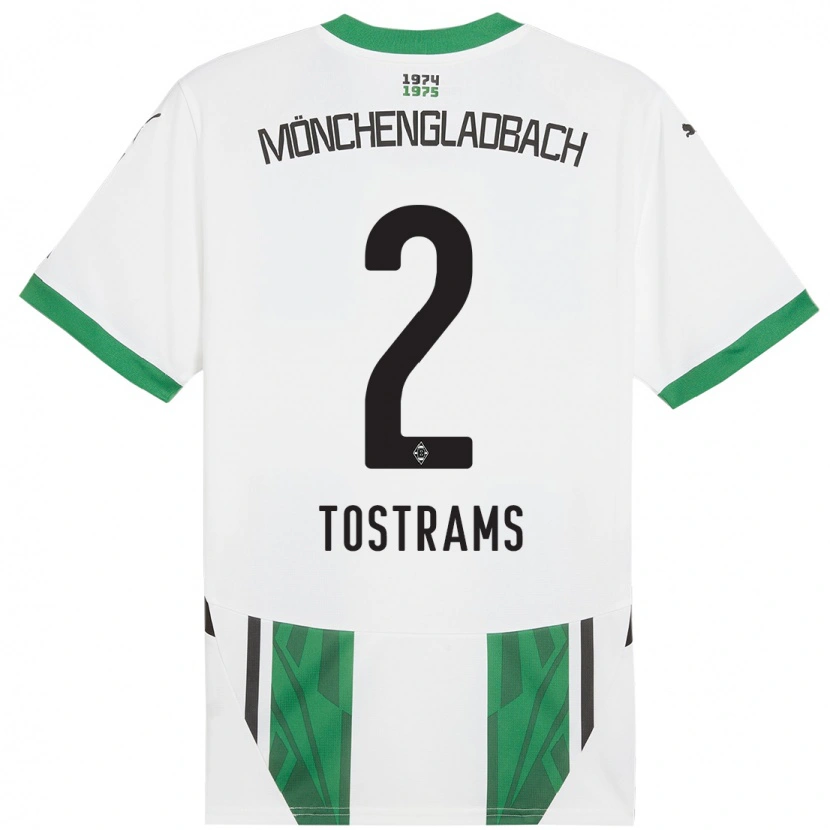 Danxen Kinder Eva Tostrams #2 Weiß Grün Heimtrikot Trikot 2024/25 T-Shirt Schweiz