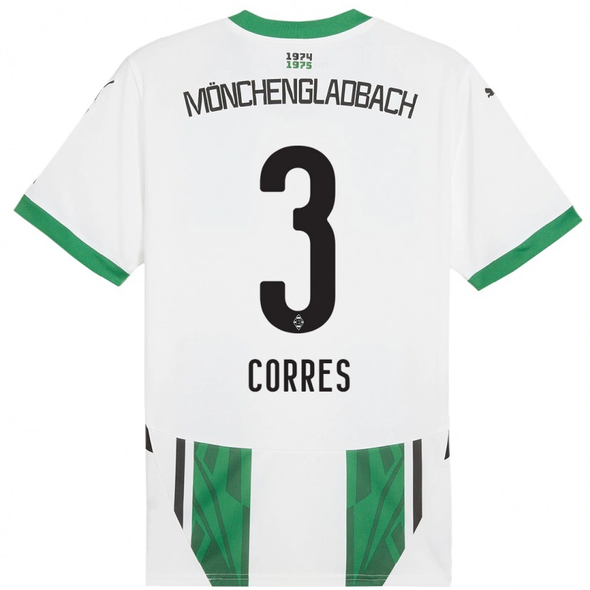 Danxen Kinder Carolin Corres #3 Weiß Grün Heimtrikot Trikot 2024/25 T-Shirt Schweiz