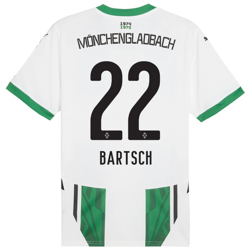 Danxen Kinder Kristina Bartsch #22 Weiß Grün Heimtrikot Trikot 2024/25 T-Shirt Schweiz