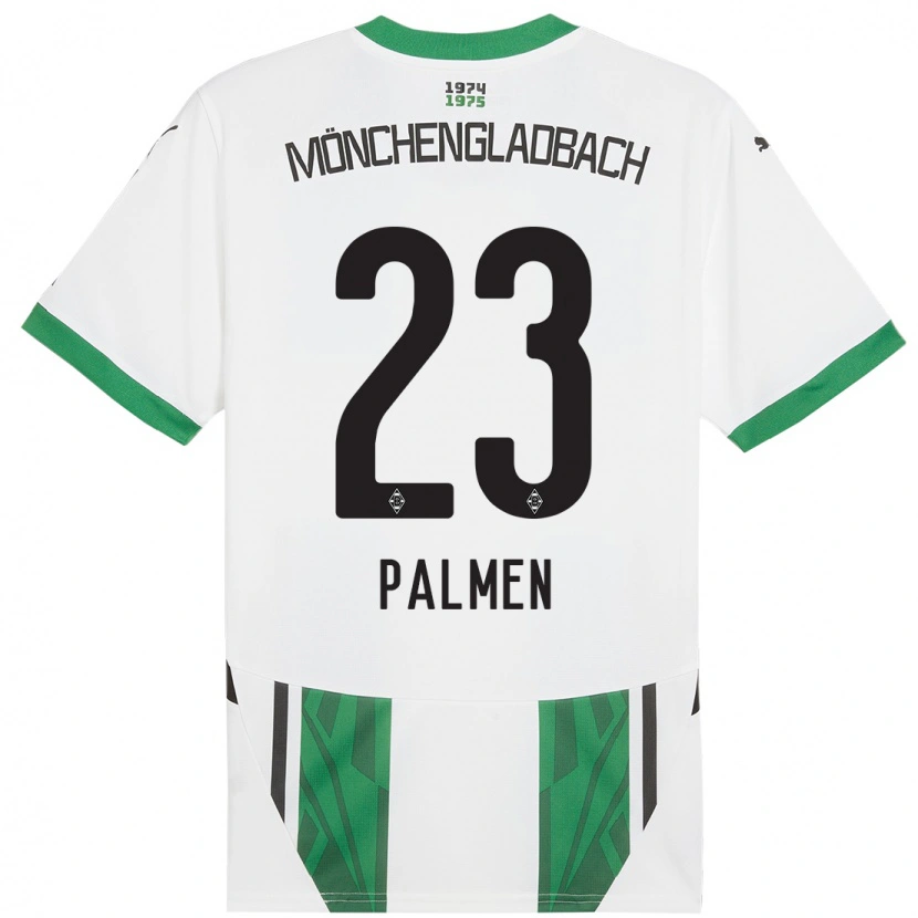 Danxen Kinder Luisa Palmen #23 Weiß Grün Heimtrikot Trikot 2024/25 T-Shirt Schweiz