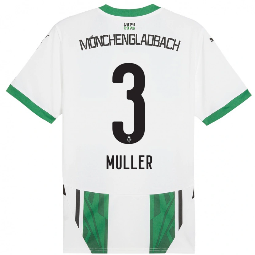 Danxen Kinder Barbara Müller #3 Weiß Grün Heimtrikot Trikot 2024/25 T-Shirt Schweiz