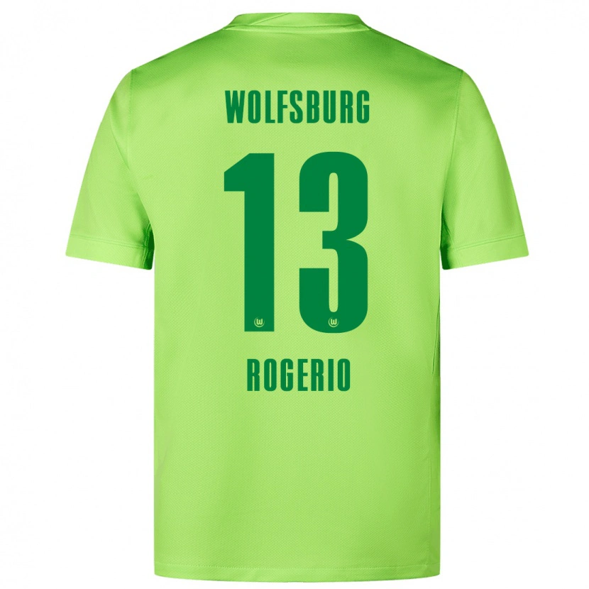 Danxen Kinder Rogério #13 Fluoreszierendes Grün Heimtrikot Trikot 2024/25 T-Shirt Schweiz