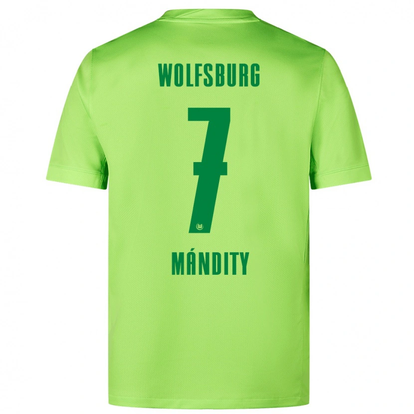 Danxen Kinder Márkó Mándity #7 Fluoreszierendes Grün Heimtrikot Trikot 2024/25 T-Shirt Schweiz