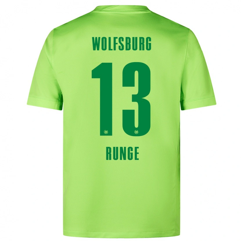 Danxen Kinder Mads Runge #13 Fluoreszierendes Grün Heimtrikot Trikot 2024/25 T-Shirt Schweiz